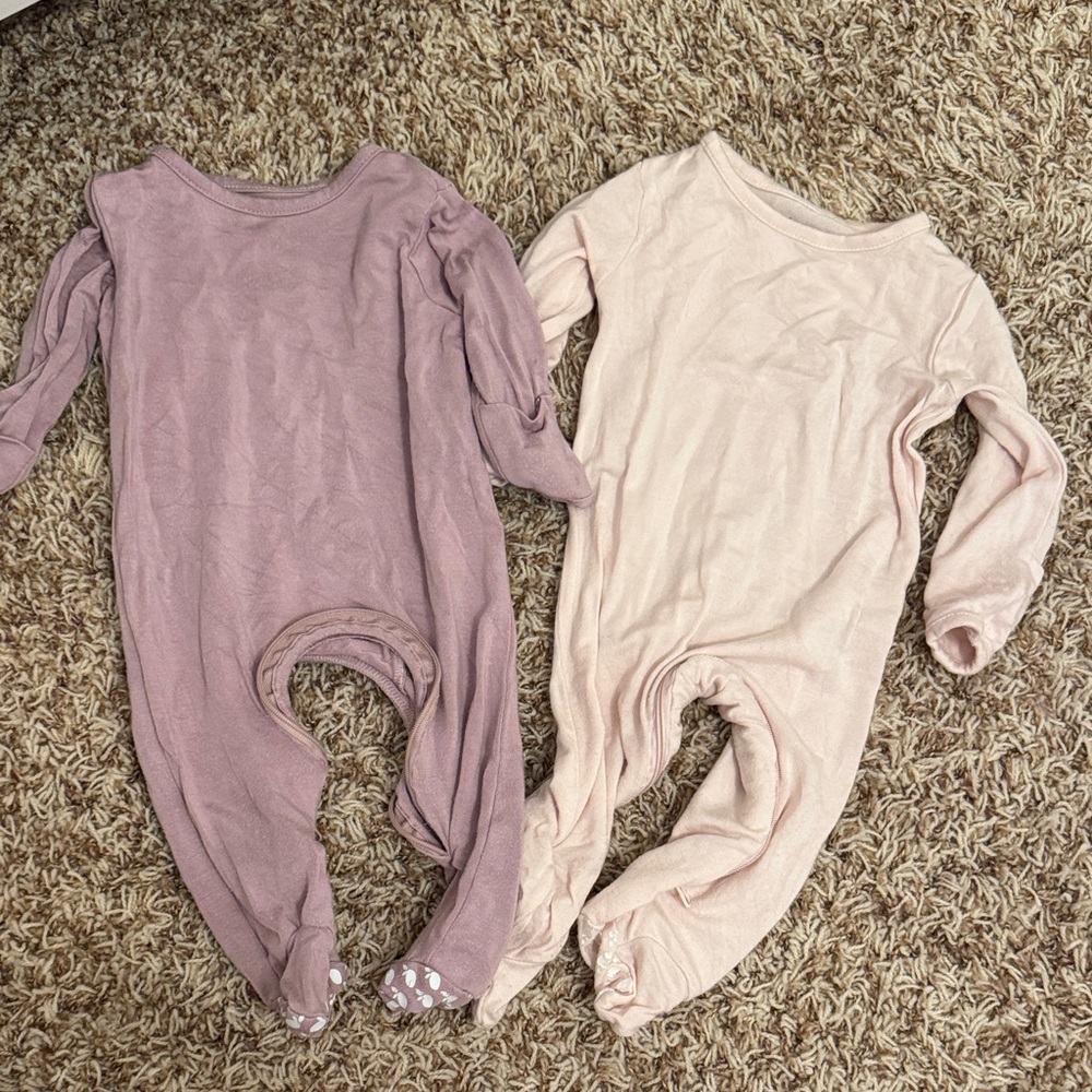 Lemon and Loom newborn pajama set